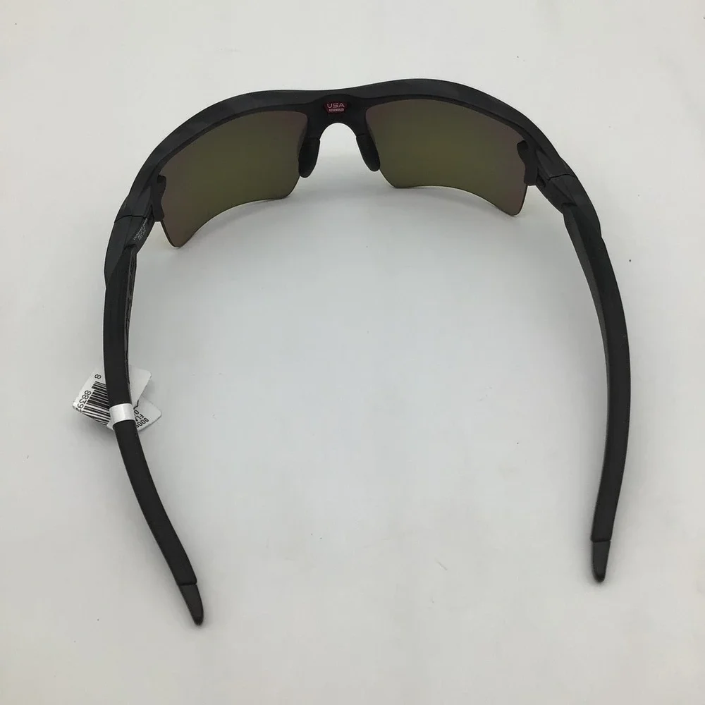 Oakley Flak 2.0 XL Sunglasses Matte Black Camo Prizm Ruby OO9188-8659 NEW
